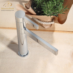 Alternate Image for MaestroBath 1.8 GPM Perla Single ADA Kitchen Faucet Handle, Brushed Nickel, Lead-Free Brass, KIT-PRL-BNI