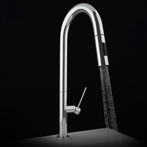 Alternate Image for MaestroBath 1.8 GPM Dalia ADA Kitchen Faucet, Brushed Nickel, Lead-Free Brass, KIT-DAL-BNI