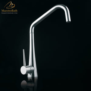 Alternate Image for MaestroBath 1.8 GPM Gabbiano ADA Kitchen Faucet, Brushed Nickel, Lead-Free Brass, KIT-GAB-BNI