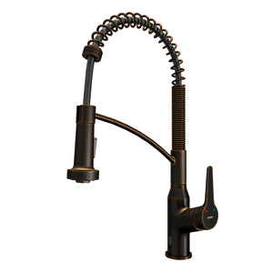 Alternate Image for Karran Alston 1.8 GPM Single Lever Handle Lead-free Brass ADA Touchless Kitchen Faucet, Pull-Down, Oil Rubbed Bronze, KKF215ORB