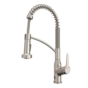 Alternate Image for Karran Alston 1.8 GPM Single Lever Handle Lead-free Brass ADA Touchless Kitchen Faucet, Pull-Down, Oil Rubbed Bronze, KKF215SS