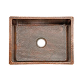 Alternative View of Premier Copper Products 25" Copper Kitchen Sink, Oil Rubbed Bronze, KSDB25199