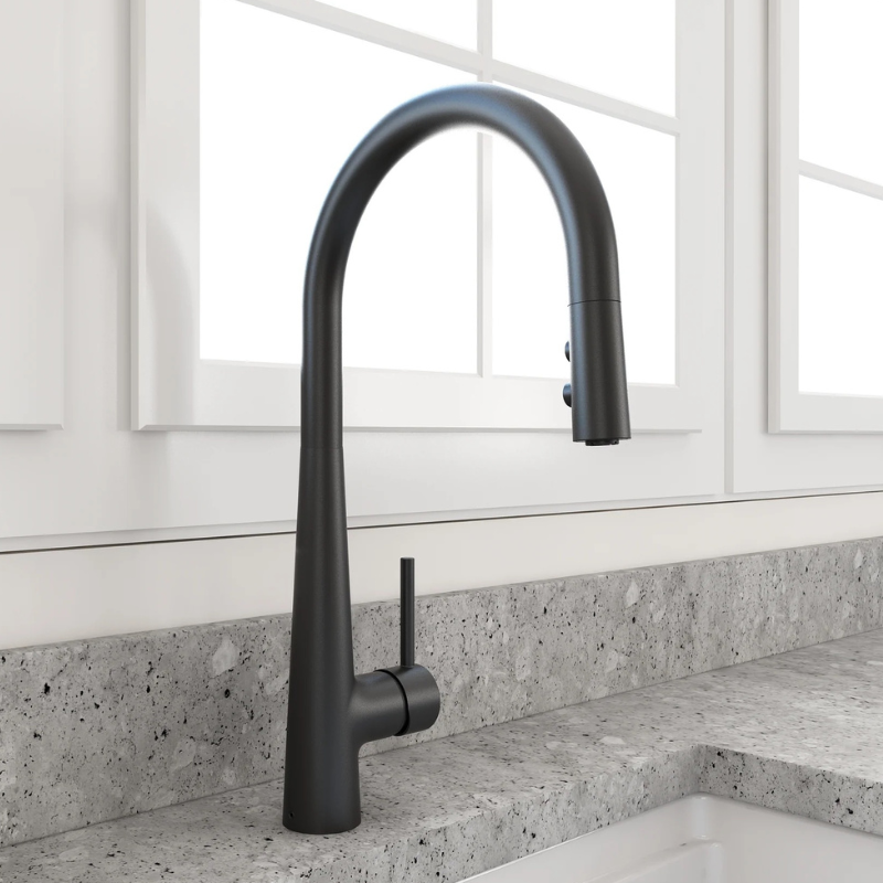 Elkay LK7921SSS Allure Stainless Kitchen Faucet, Satin Stainless Steel by Elkay Elkay LK7921SSS Allure Single Hole Kitchen Faucet w⁄ Lever Handle