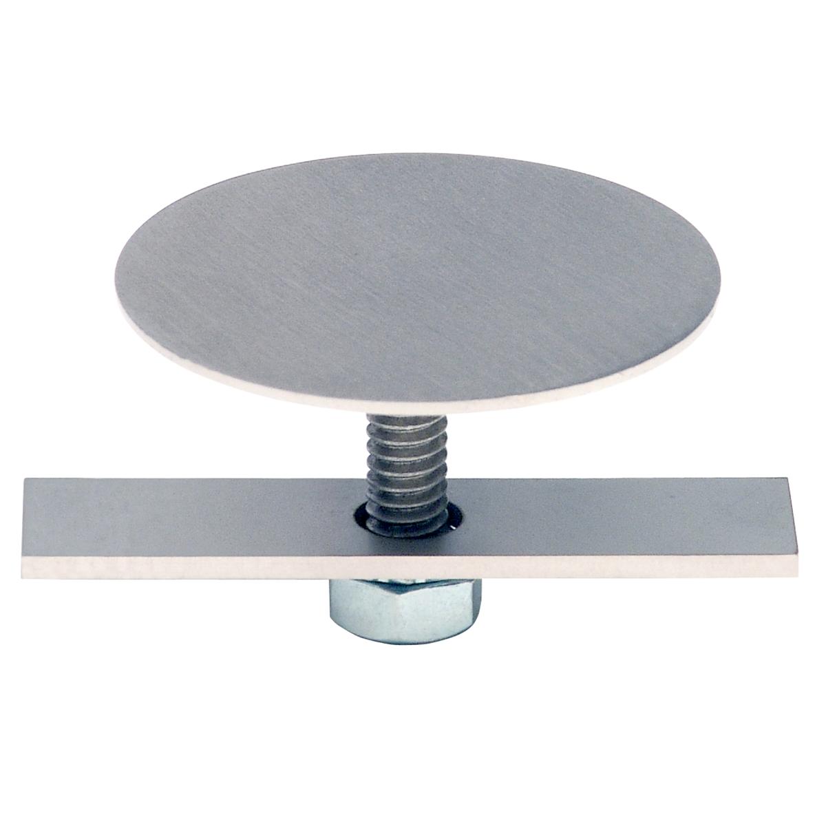 Elkay Stainless Steel 1-3/4" Bolt-on Faucet Hole Cover Brushed Finish, LK126