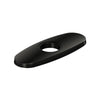Elkay 3-Hole Bar Faucet Deck Plate/Escutcheon Black Stainless (BK), LK135BK