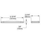 Elkay 3-Hole Bar Faucet Deck Plate/Escutcheon Lustrous Steel (LS), LK135LS