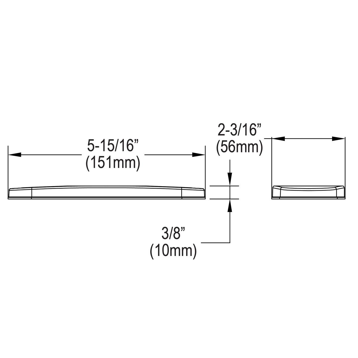Elkay 3-Hole Bar Faucet Deck Plate/Escutcheon Chrome (CR), LK135CR