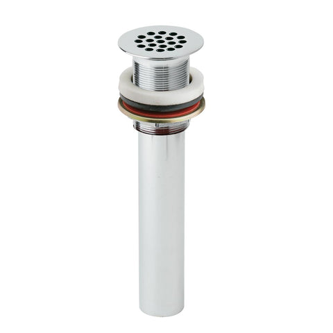 Elkay 1-1/2" Drain Fitting Chrome Plated Brass with Perforated Grid and Tailpiece, LK174LO