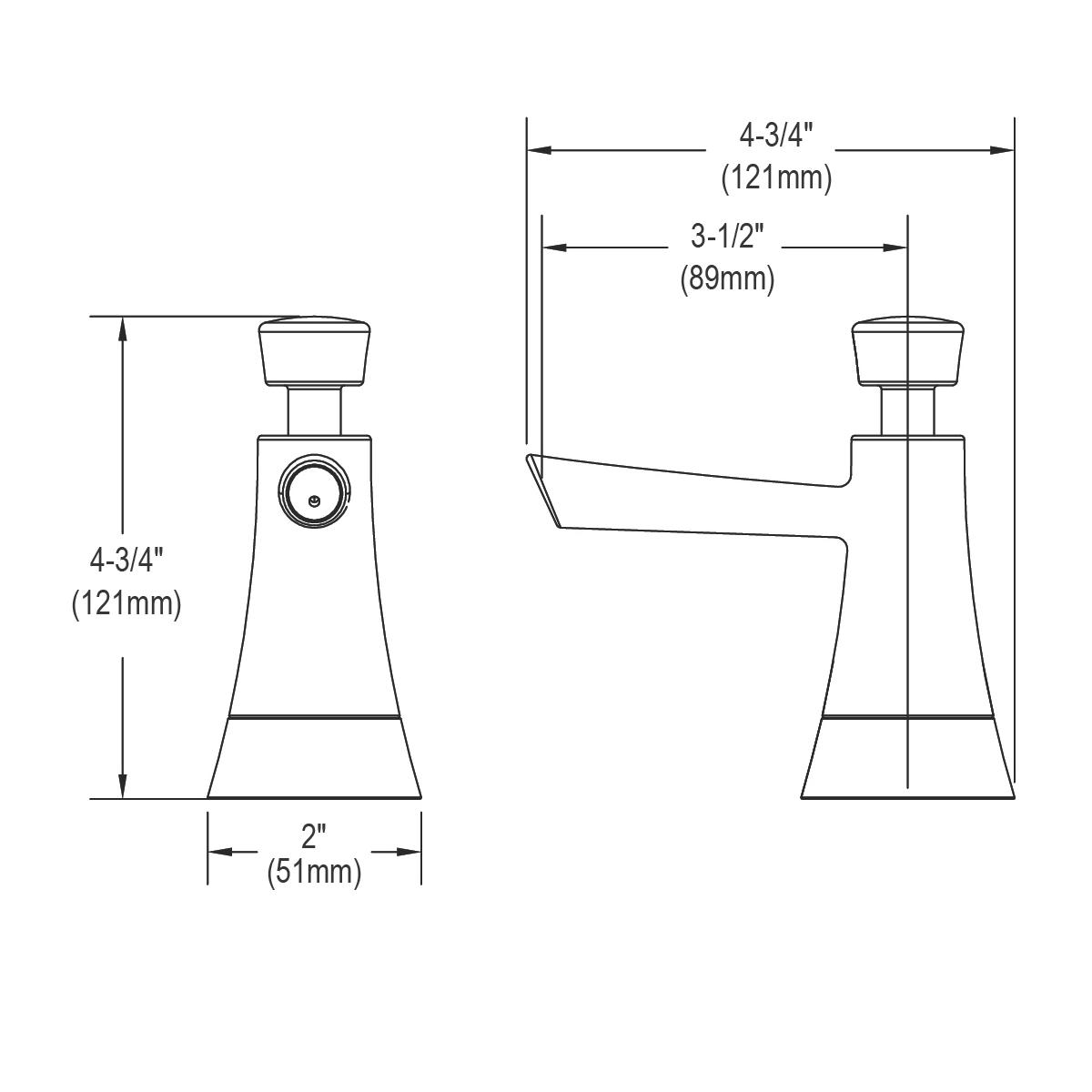 Elkay 2" x 4-3/4" x 3" Soap / Lotion Dispenser Lustrous Steel (LS), LK320LS
