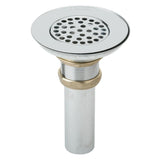 Elkay 3-1/2" Drain Type 316 Stainless Steel Body Strainer and Tailpiece, LK372