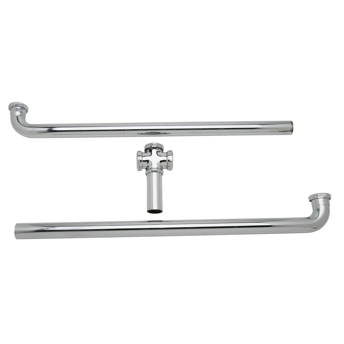 Elkay Drain Fitting Center Outlet for Triple Bowl Sinks with Aligned Drains, LK60