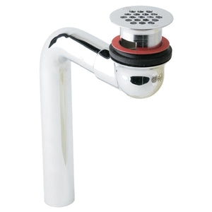 Alternate Image for Elkay 1-1/2" or 1-5/8" Drain Outlet Fitting Chrome Plated Brass Perforated Grid and Elbow, LKAD174LO