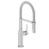 Elkay Avado Forward Only Lever Handle Semiprofessional Spout Brass ADA Kitchen Faucet, Chrome, LKAV1061CR
