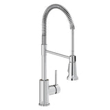 Elkay Avado Lever Handle Semiprofessional Spout Brass ADA Kitchen Faucet, Chrome, LKAV2061CR