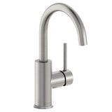 Elkay Avado Lever Handle Gooseneck Spout Brass ADA Bar Faucet, Lustrous Steel, LKAV3021LS