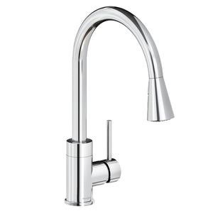 Alternate Image for Elkay Avado Forward Only Lever Handle Pull-down Spray Spout Brass ADA Kitchen Faucet, Chrome, LKAV3031CR