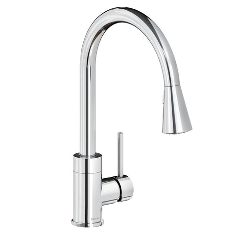 Elkay Avado Forward Only Lever Handle Pull-down Spray Spout Brass ADA Kitchen Faucet, Chrome, LKAV3031CR