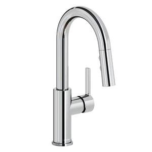 Alternate Image for Elkay Avado Lever Handle Pull-down Spray Spout Brass ADA Bar Faucet, Chrome, LKAV3032CR