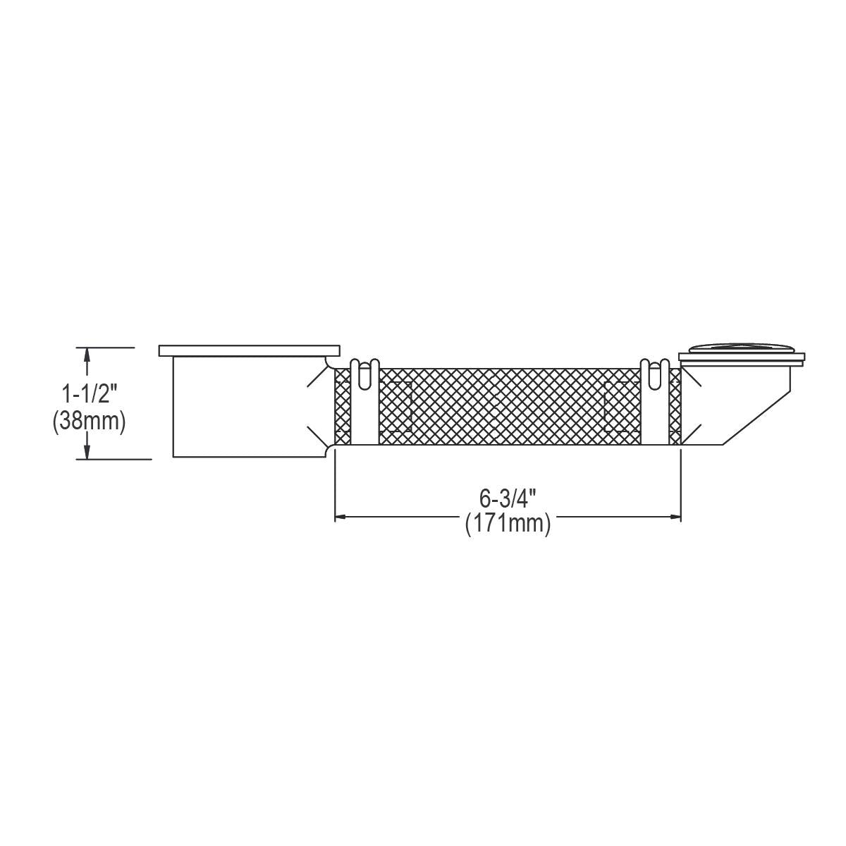 Elkay Flexible Overflow Assembly, LKF297