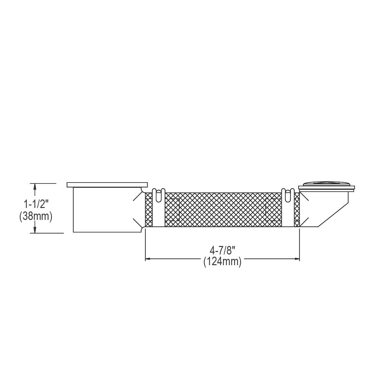 Elkay Flexible Overflow Assembly, LKF298