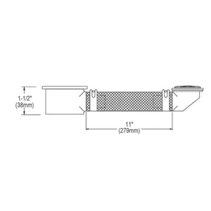 Alternate Image for Elkay Flexible Overflow Assembly Copper Nickel, LKF299-CU