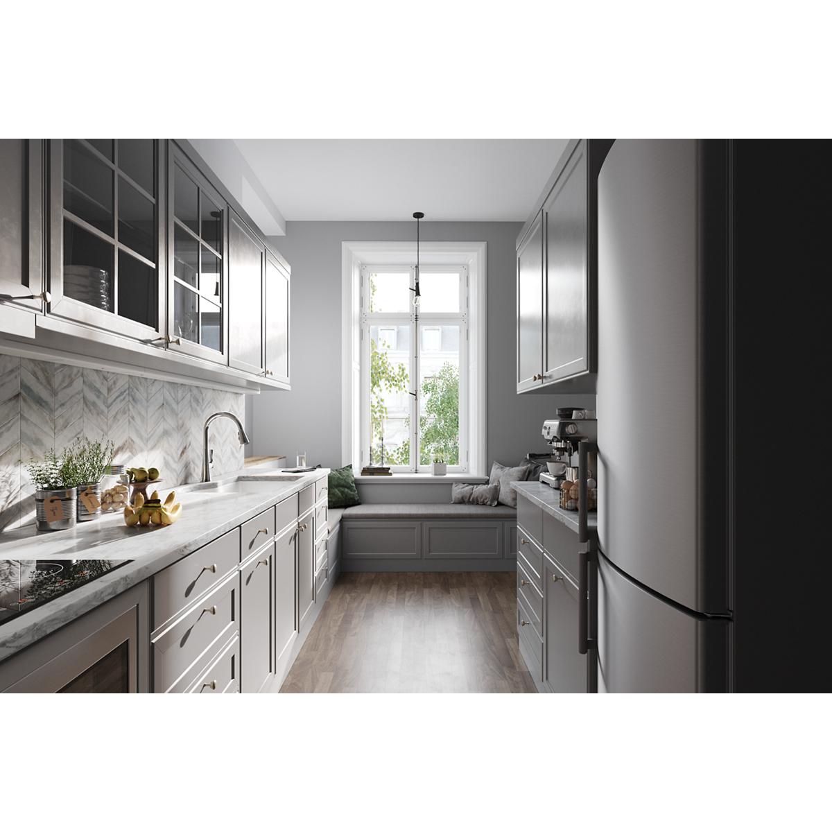 Elkay Harmony Forward Only Lever Handle Pull-down Spray Spout Brass ADA Kitchen Faucet, Chrome, LKHA1041CR