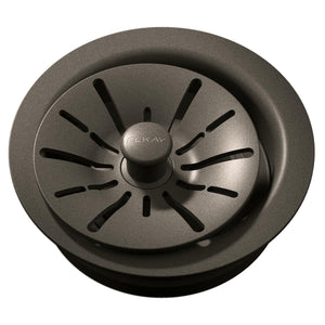 Alternate Image for Elkay Quartz Perfect Drain 3-1/2" Polymer Disposer Flange with Removable Basket Strainer and Rubber Stopper Chestnut, LKPDQD1CN