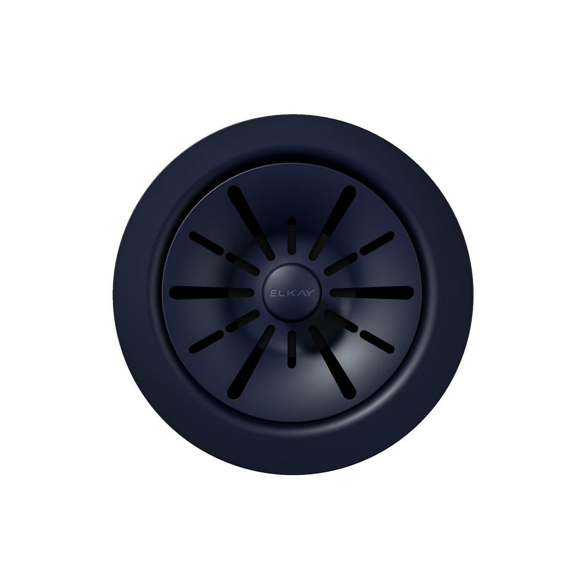 Elkay Quartz Perfect Drain 3-1/2" Polymer Disposer Flange with Removable Basket Strainer and Rubber Stopper Jubilee, LKPDQD1JB