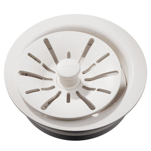 Alternate Image for Elkay Quartz Perfect Drain 3-1/2" Polymer Disposer Flange with Removable Basket Strainer and Rubber Stopper Ricotta, LKPDQD1RT