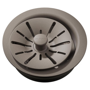 Alternate Image for Elkay Quartz Perfect Drain 3-1/2" Polymer Disposer Flange with Removable Basket Strainer and Rubber Stopper Silvermist, LKPDQD1SM