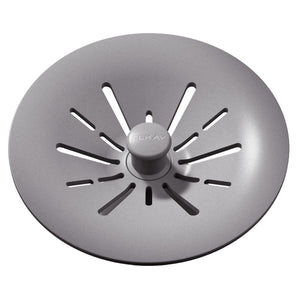 Alternate Image for Elkay Quartz Perfect Drain 3-1/2" Removable Polymer Basket Strainer and Rubber Stopper Greystone, LKPDQSGS