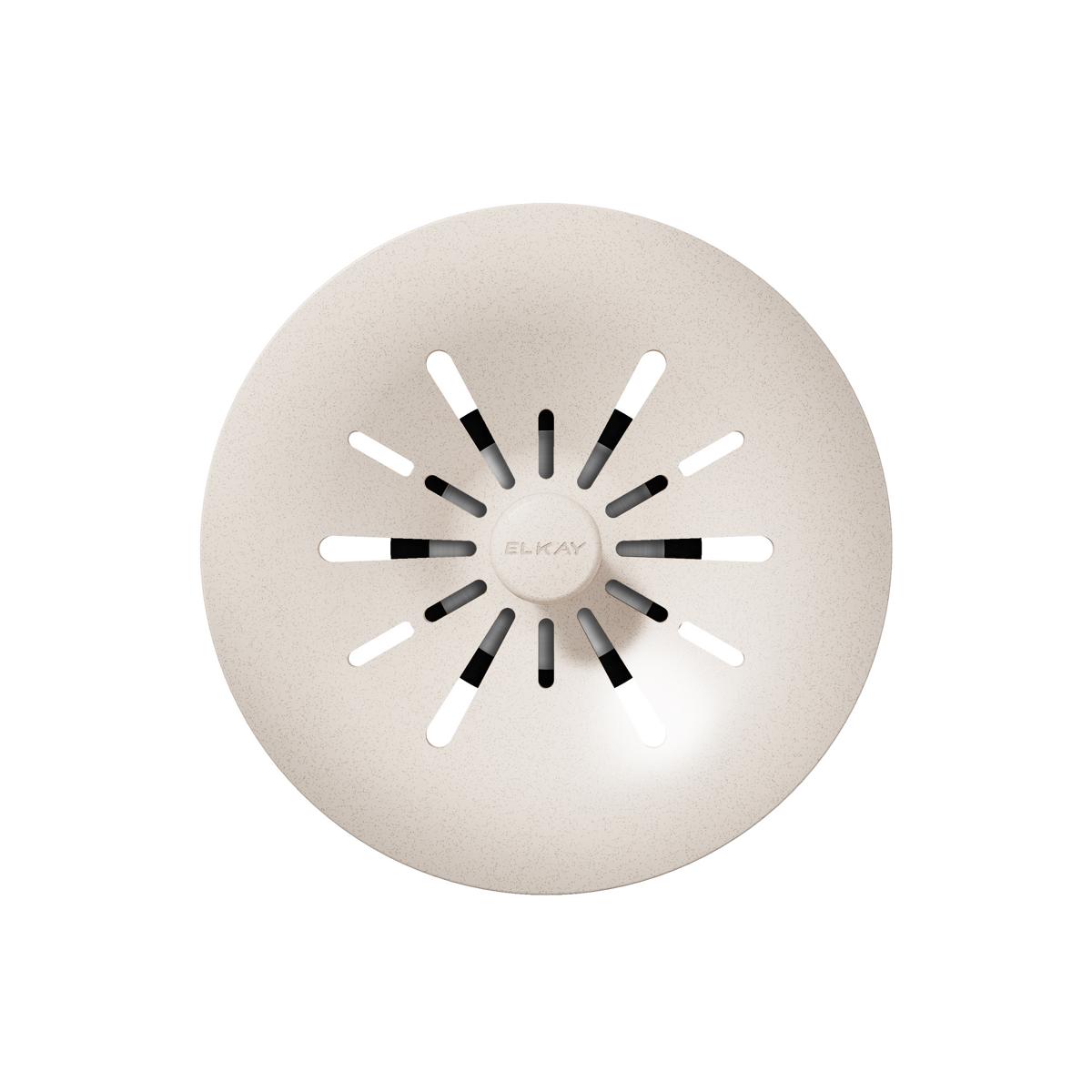 Elkay Quartz Perfect Drain 3-1/2" Removable Polymer Basket Strainer and Rubber Stopper Putty, LKPDQSPT