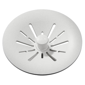 Alternate Image for Elkay Quartz Perfect Drain 3-1/2" Removable Polymer Basket Strainer and Rubber Stopper White, LKPDQSWH