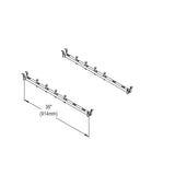 Elkay Sink Installation Undermount Support Kit 36" Long Rails, LKUMSK36