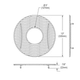 Elkay Stainless Steel 13" x 13" x 1" Bottom Grid, LKWRBG14SS