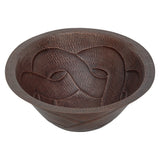 Alternative View of Premier Copper Products 19" Oval Copper Bathroom Sink, Oil Rubbed Bronze, LO19FBDDB