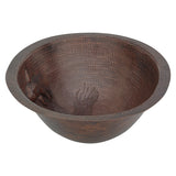 Alternative View of Premier Copper Products 19" Oval Copper Bathroom Sink, Oil Rubbed Bronze, LO19FKOIDB