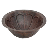 Alternative View of Premier Copper Products 19" Oval Copper Bathroom Sink, Oil Rubbed Bronze, LO19FSBDB