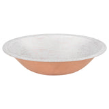 Premier Copper Products 19" x 14" Oval Dual - Undermount or Drop In Copper Bathroom Sink, Glazed White, 17 Gauge, LO19FWHT