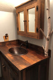 Installation Image of Premier Copper Products 19" Oval Copper Bathroom Sink, Oil Rubbed Bronze, LO19RDB