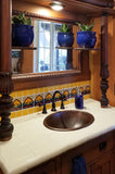 Installation Image of Premier Copper Products 19" Oval Copper Bathroom Sink, Oil Rubbed Bronze, LO19RDB