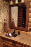 Installation Image of Premier Copper Products 19" Oval Copper Bathroom Sink, Oil Rubbed Bronze, LO19RDB