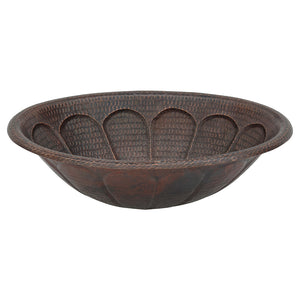 Alternate Image for Premier Copper Products 19" Oval Copper Bathroom Sink, Oil Rubbed Bronze, LO19RSBDB