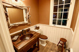 Installation Image of Premier Copper Products 20" Oval Copper Bathroom Sink, Oil Rubbed Bronze, LO20RDB