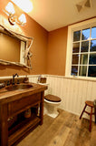 Installation Image of Premier Copper Products 20" Oval Copper Bathroom Sink, Oil Rubbed Bronze, LO20RDB