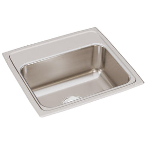 Alternate Image for Elkay Lustertone Classic 19" Drop In/Topmount Stainless Steel Kitchen Sink, Lustrous Satin, No Faucet Hole, LR19180
