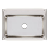 Elkay Lustertone Classic 31" Drop In/Topmount Stainless Steel Kitchen Sink, Lustrous Satin, No Faucet Hole, LR31220