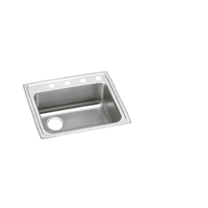 Alternate Image for Elkay Lustertone Classic 22" Drop In/Topmount Stainless Steel ADA Kitchen Sink, Lustrous Satin, 3 Faucet Holes, LRAD221960L3
