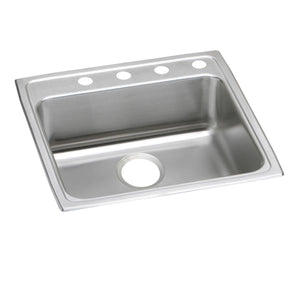 Alternate Image for Elkay Lustertone Classic 22" Drop In/Topmount Stainless Steel ADA Kitchen Sink, Lustrous Satin, 3 Faucet Holes, LRAD2222453