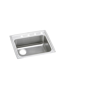 Alternate Image for Elkay Lustertone Classic 25" Drop In/Topmount Stainless Steel ADA Kitchen Sink, Lustrous Satin, 3 Faucet Holes, LRAD252155L3